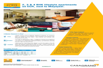 3 master reasons to buy home at Casagrand ECR 14 in Chennai